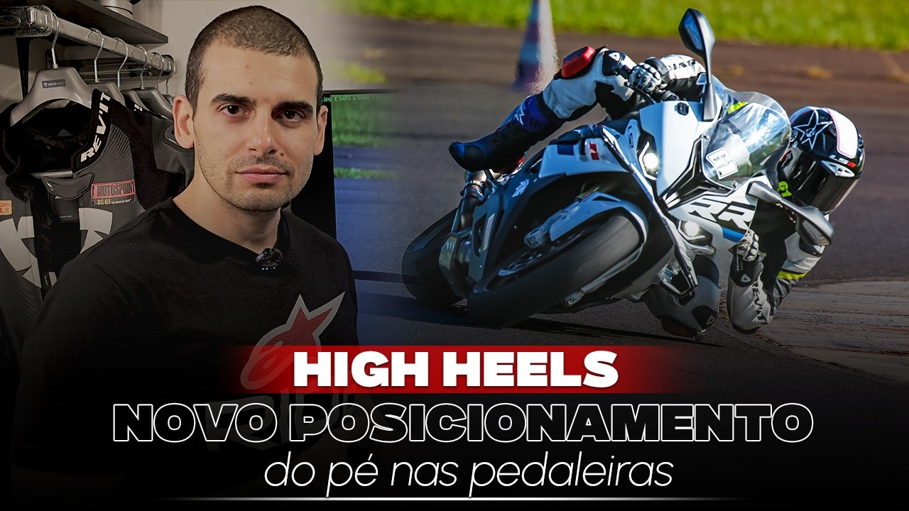 HIGH HEELS | TÉCNICA DE POSICIONAMENTO DOS PILOTOS DA MOTOGP | NOVA POSIÇÃO DOS PÉS NA PEDALEIRA