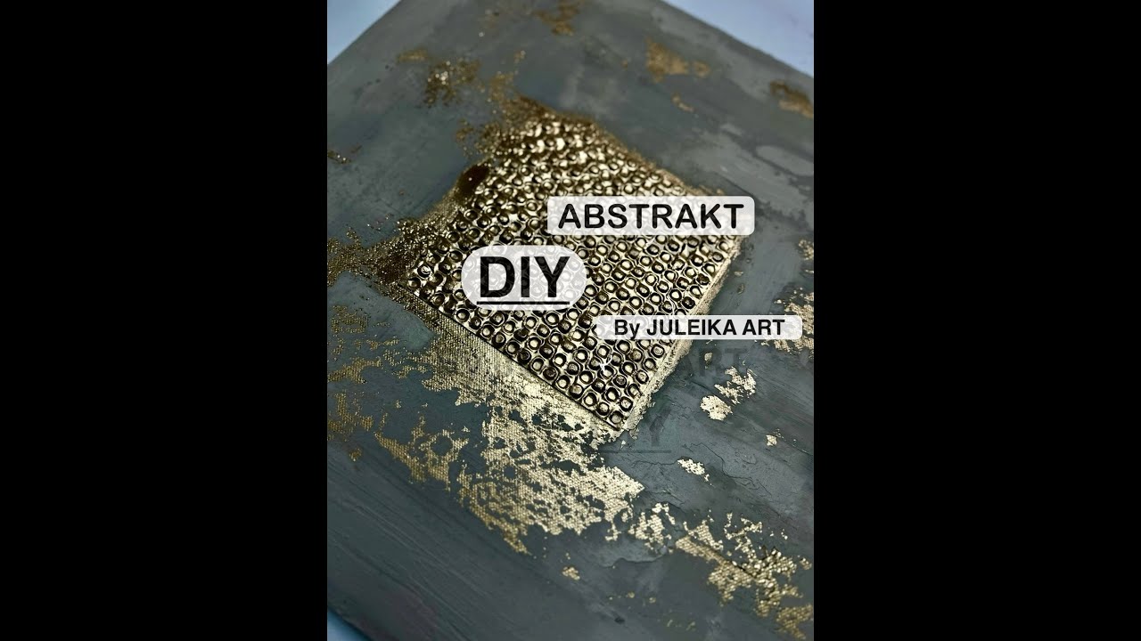 DIY ABSTRAKT 3D ART ACRYLIC ART