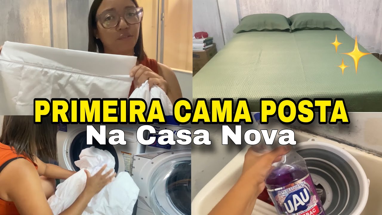 👉 “ROTINA DE LIMPEZA NA CASA NOVA + MINHA PRIMEIRA CAMA POSTA 😍”
