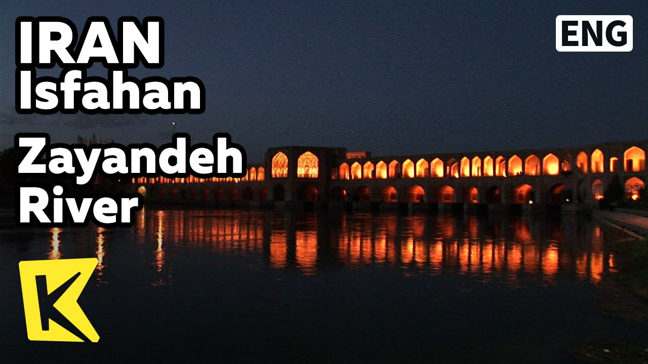 【K】0 Travel-Isfahan[0 여행-이스파한]자얀데 강의 야경/Zayandeh River/Night View/Siose Bridge/Khaju Bridge