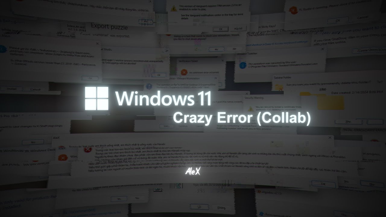 [2K - 60 FPS] CzE Collab - Windows 11 Crazy Error | alex.ae79