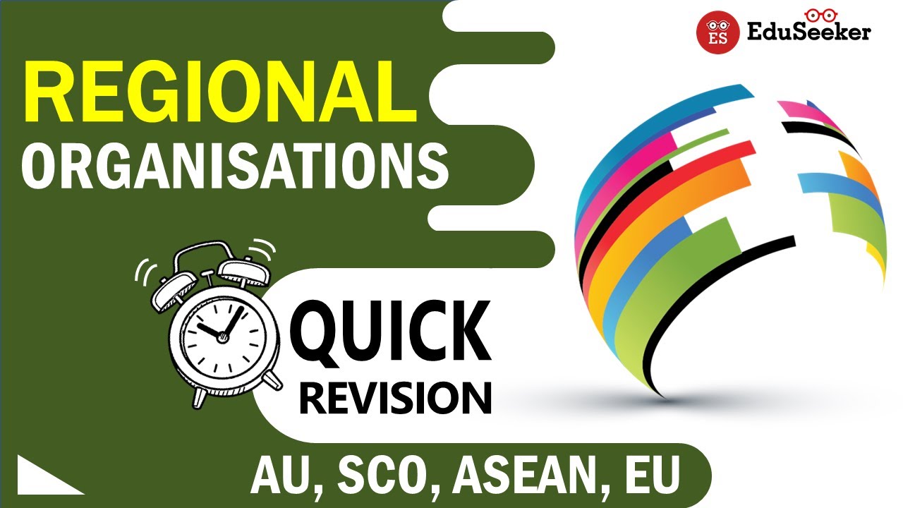 AU, SCO, ASEAN, EU with Current Affairs | Quick Revision- Regional Organisations in IR