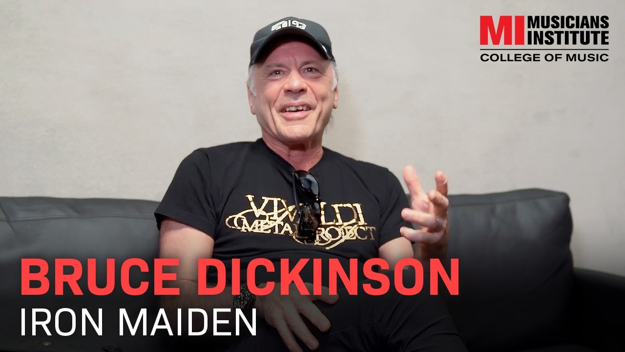 Bruce Dickinson Visits Musicians Institute: Green Room Interview