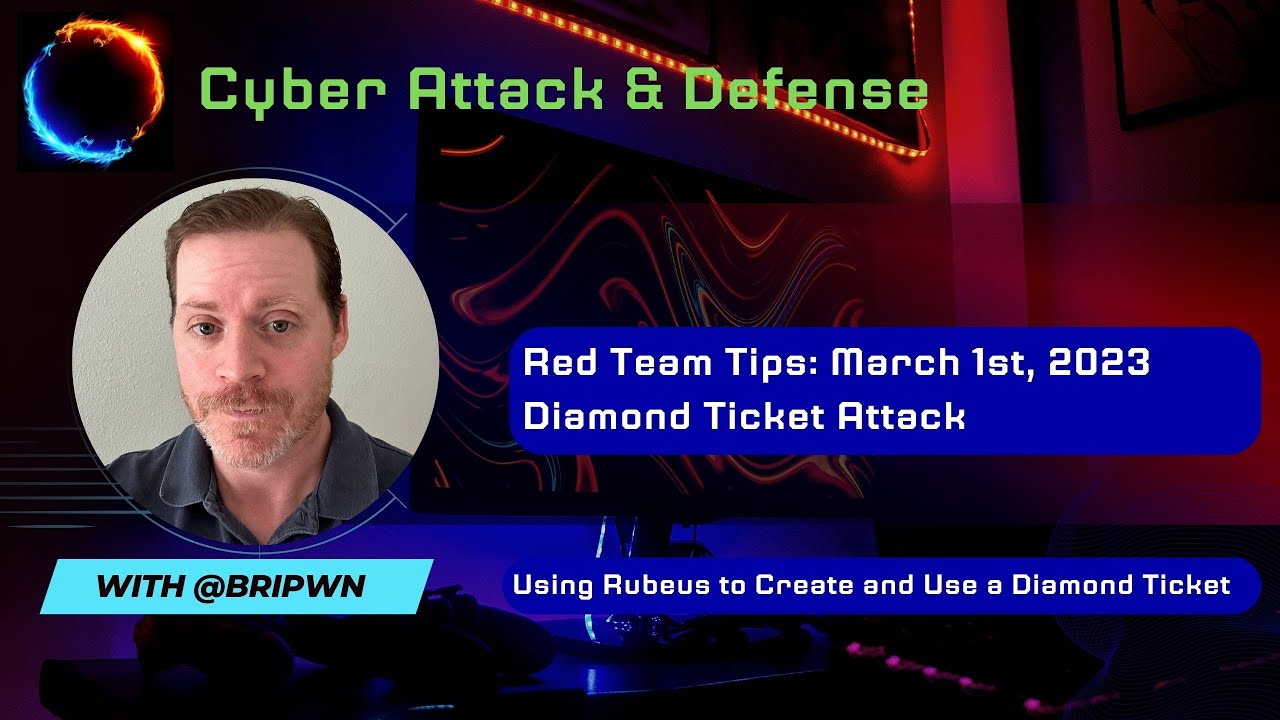 Red Team Tips: Kerberos Diamond Ticket