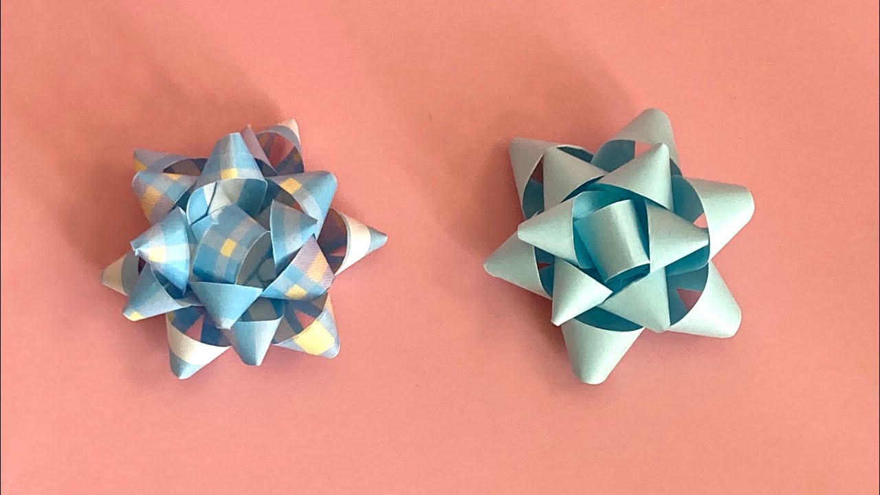 Diy經典禮物盒裝飾花 paper gift bow