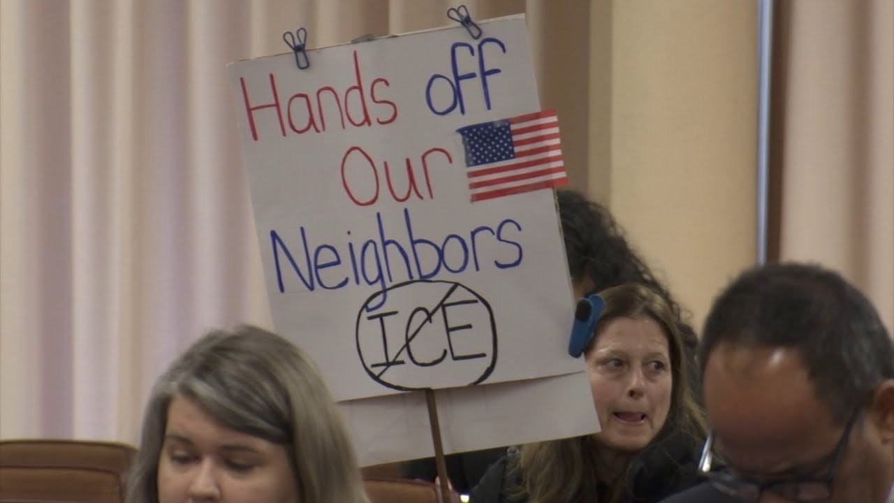Immigrant rights groups protest, demand a Bay Area sheriff's office stop cooperating with ICE