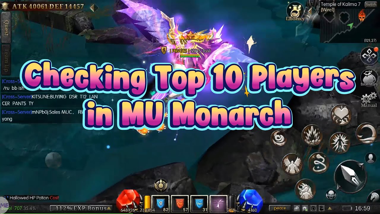 Top 10 Players Mu Monarch S545–S576: How Strong Is MrNova, TuVi, MrPeter, Ezalor?