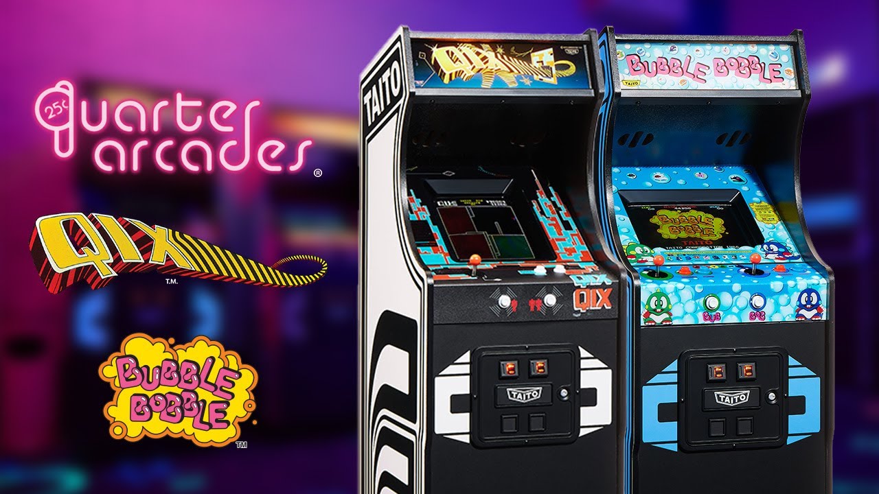 QIX and BUBBLE BOBBLE Quarter Arcades!