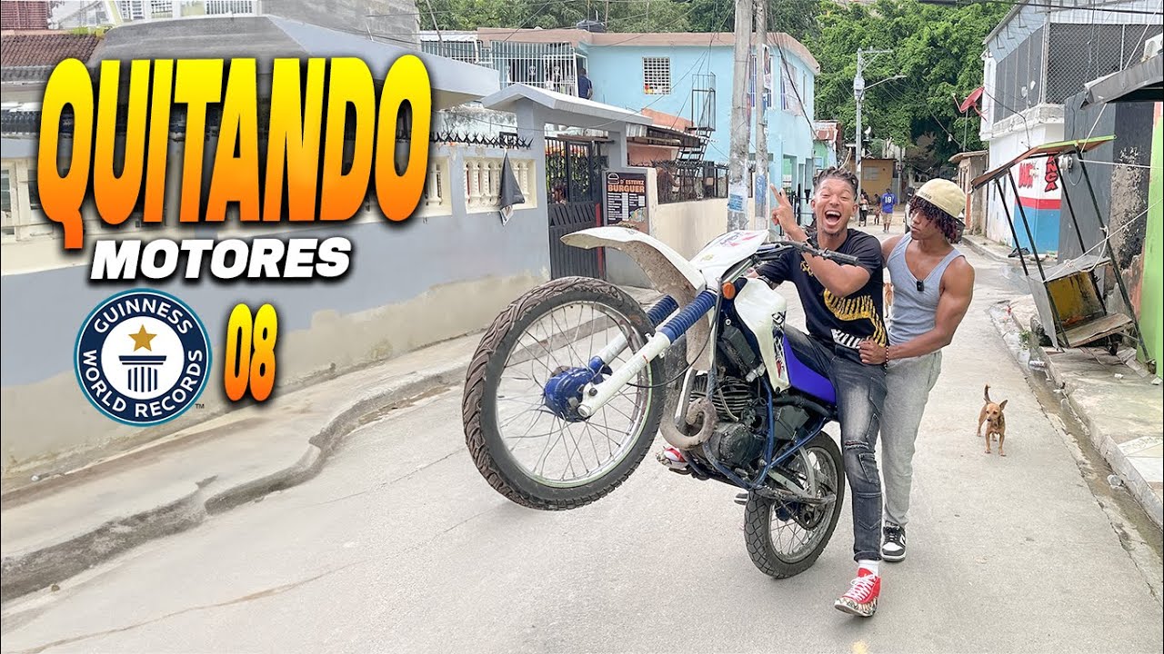 Quitándole Su Motor a motorista Desconocidos 😁
