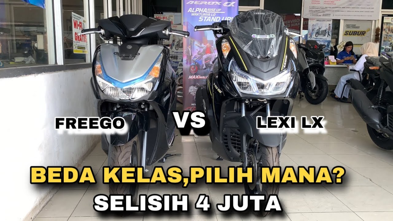 BUKAN LAWAN❗️YAMAHA FREEGO 2025 vs LEXI LX 155 I BEDA 4 JUTA