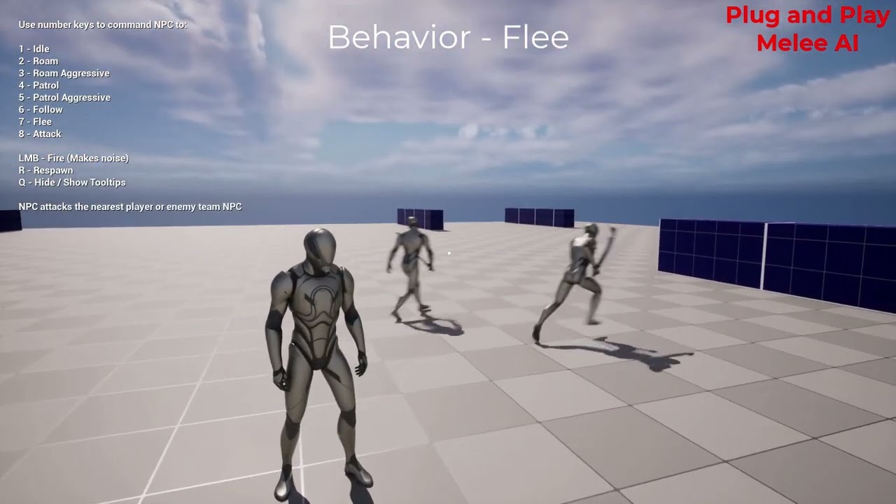 Plug and Play Melee / Swordsman AI. Unreal Engine 5