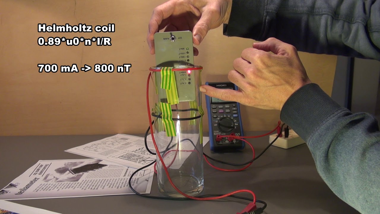 Direct Current Induction - Elektor Teslameter on Traction (Mark van Helvoort)