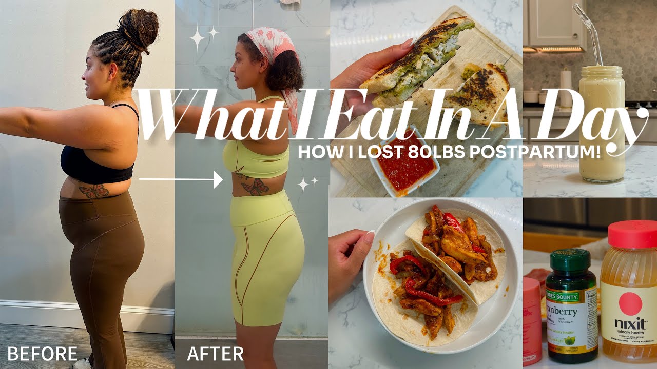 WHAT I EAT IN A DAY TO LOSE WEIGHT & MAINTAIN A HEALTHY LIFESTYLE | quick & easy recipes to fuel you