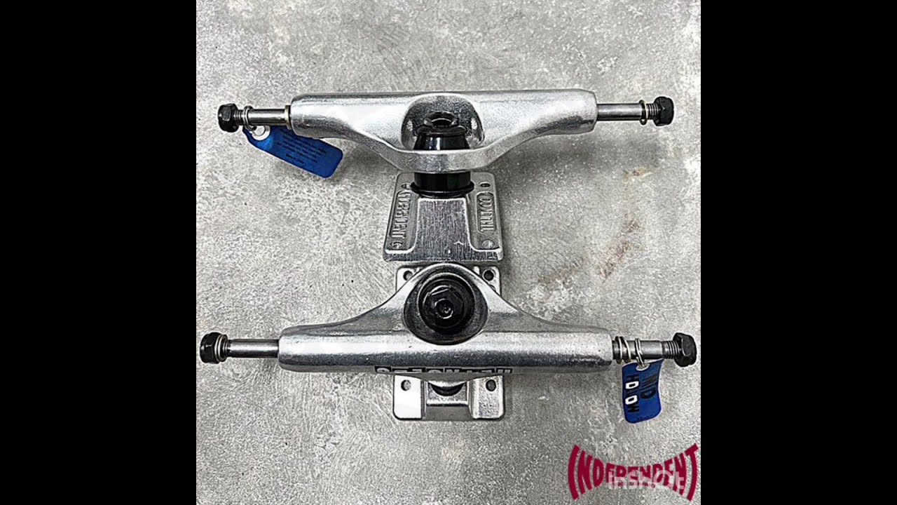 INDEPENDENT 139 Hollow Reynolds Block Silver Mid Skateboard Trucks