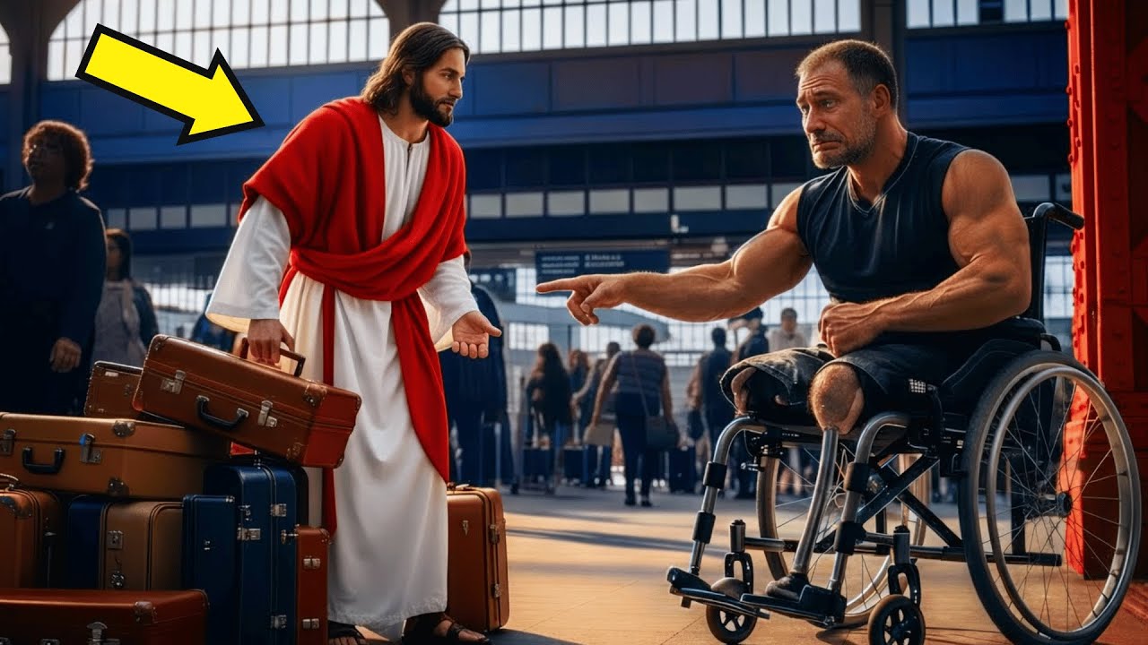 'NÃO TENHO PERNAS, MAS VOU CARREGAR SUAS MALAS' - O Viajante Era JESUS! 😢🙏 História Real de Fé