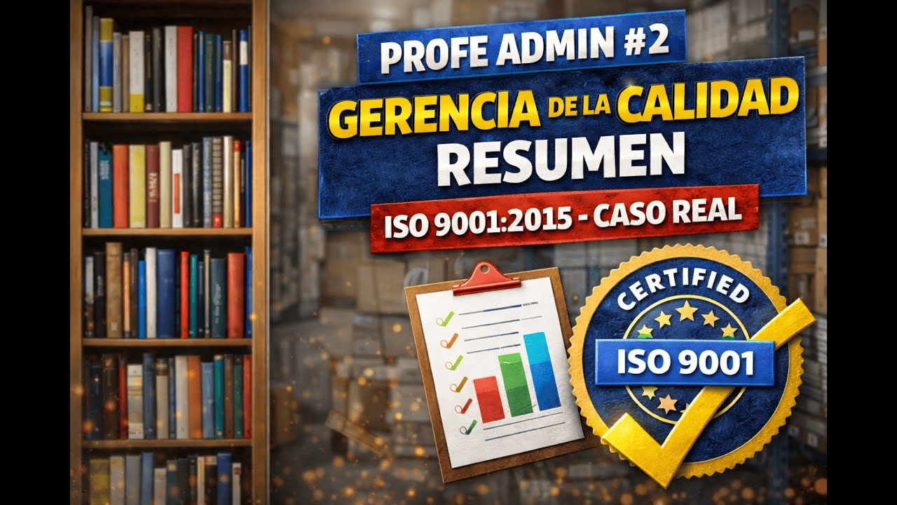 PROFE ADMIN #2 - GERENCIA DE LA CALIDAD: Resumen | ISO 9001:2015 - CASO REAL