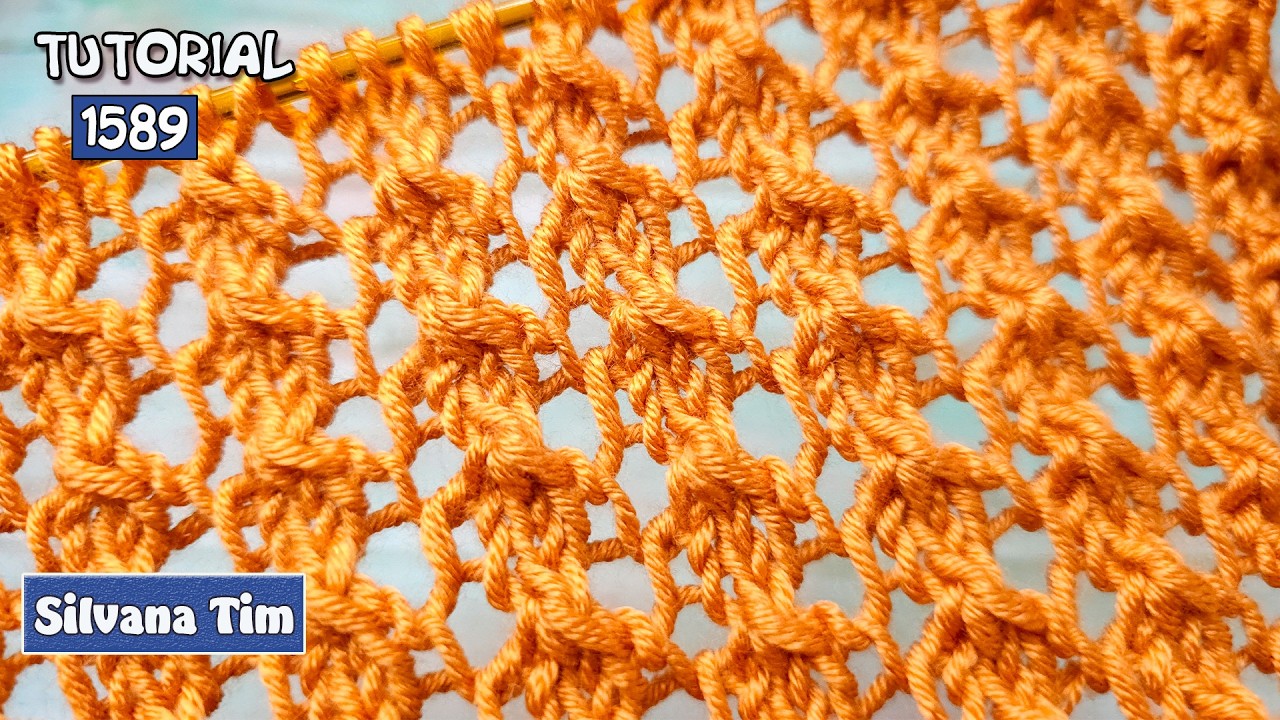 Punto de Verano Fácil Calado 🌟 Aprende a Tejer el Patrón 