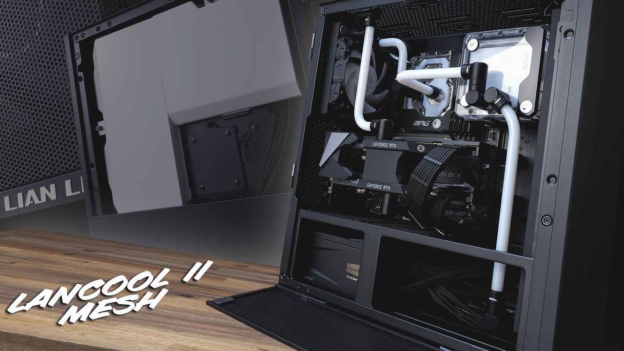 PERFECTION! The no BS Black & White Theme LANCOOL II MESH Build