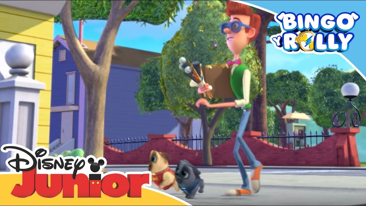 Bingo y Rolly: Momentos Mágicos - ¡Bob no puede ver! | Disney Junior Oficial