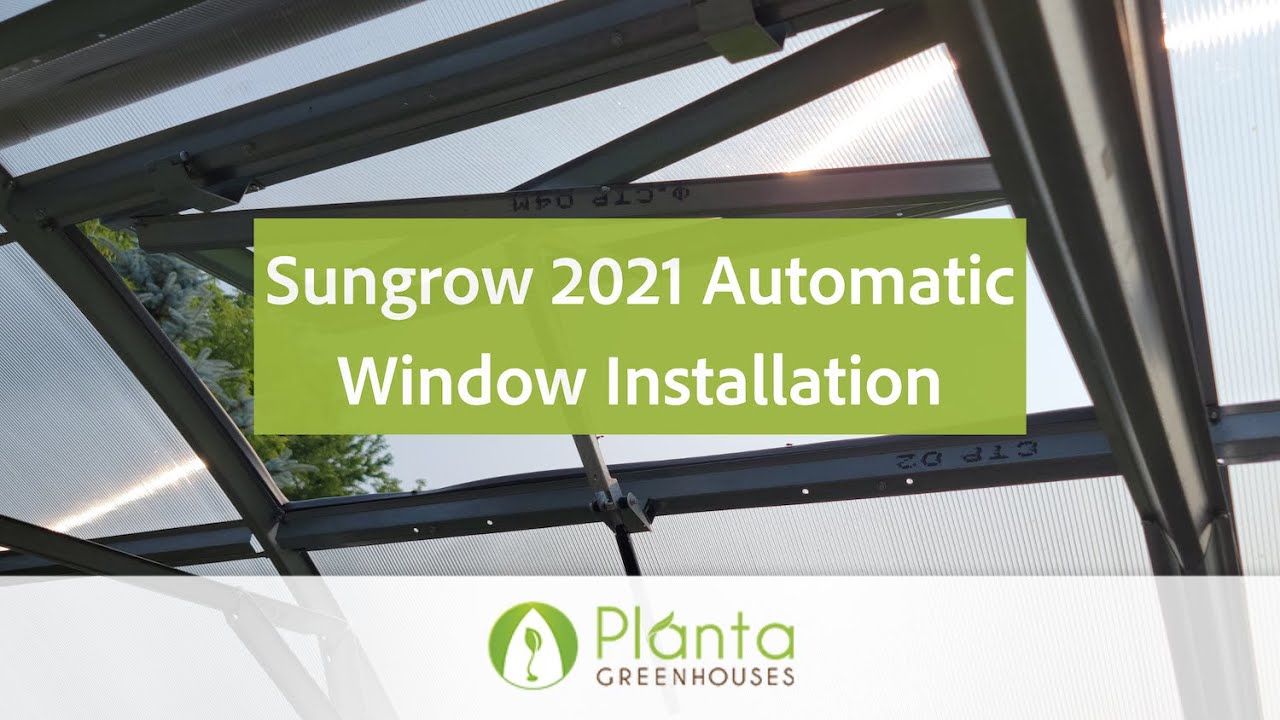 Автоматическая установка окон Sungrow – модель 2021 года