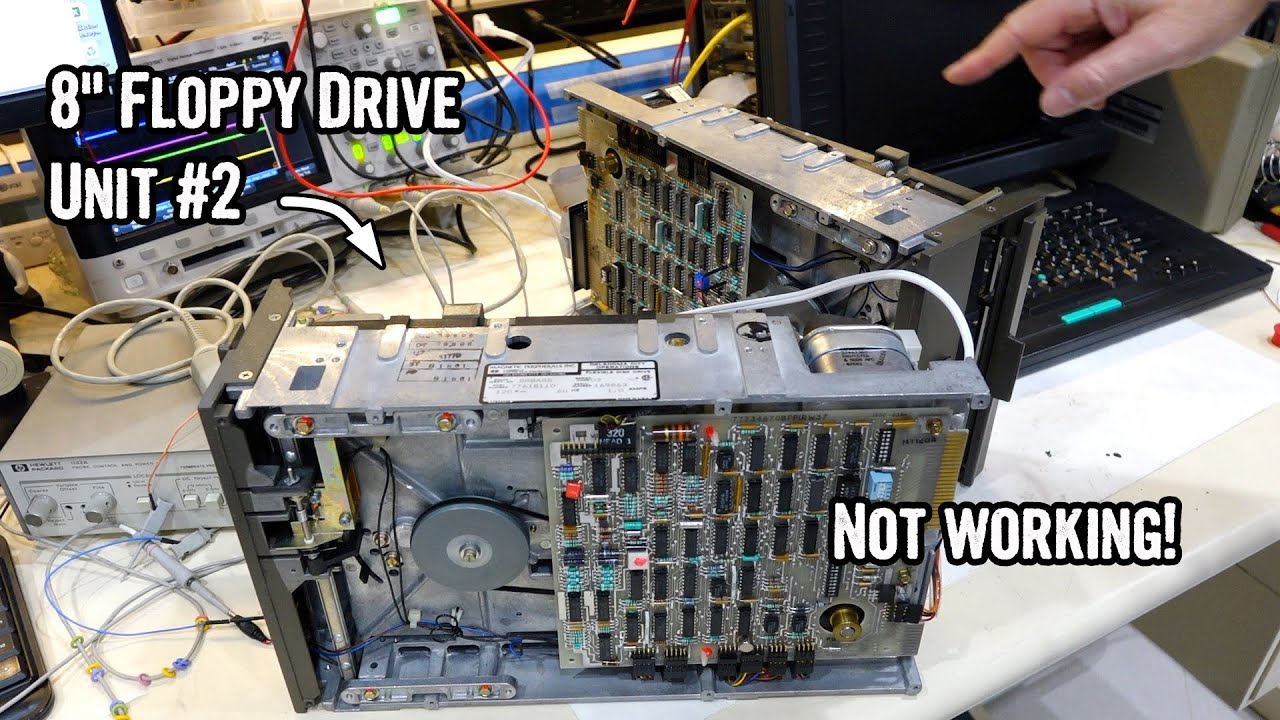 8 inch floppy drive #2 repair (CDC 9406 BR8A8B diskette drive)