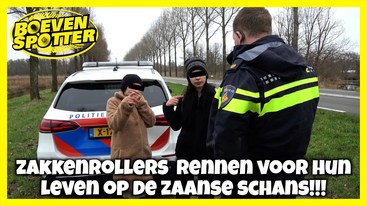 BOEVENSPOTTER - ZAKKENROLLERS RENNEN VOOR HUN LEVEN OP DE ZAANSE SCHANS!!! #232