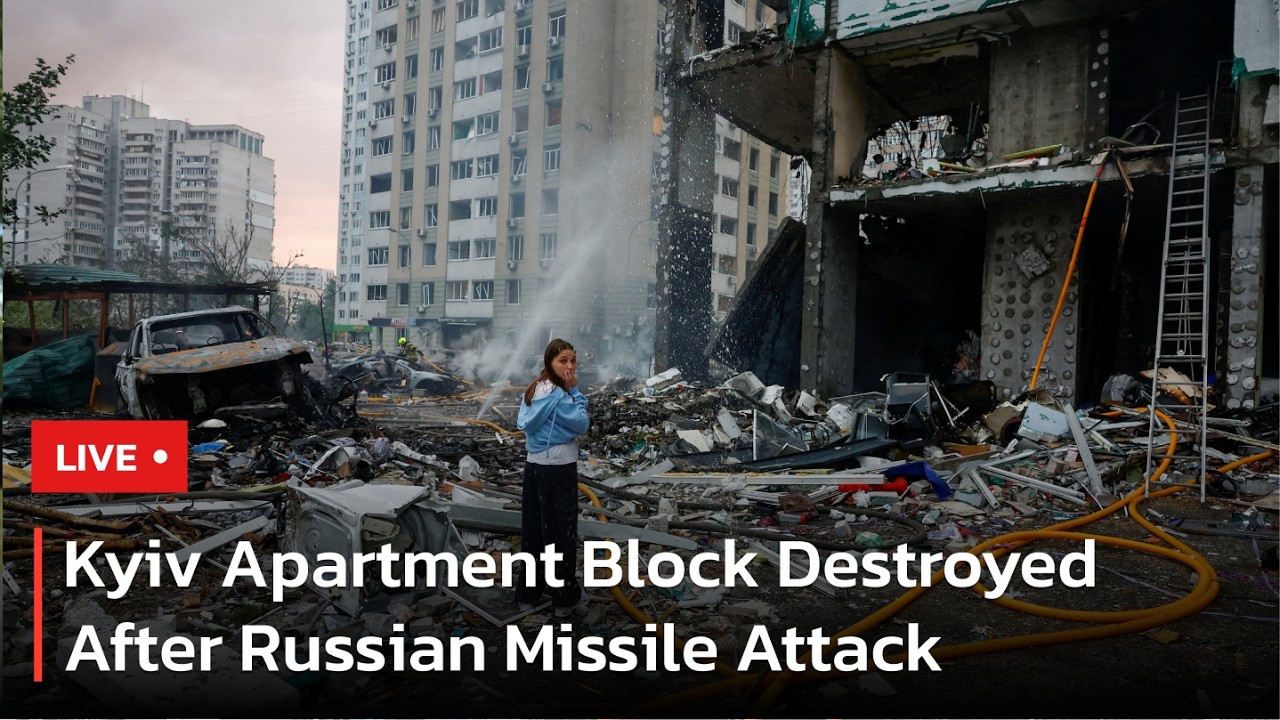 🔴LIVE | Russian Missile Hits Kyiv Residential Building, At Least 7 Killed | AP113