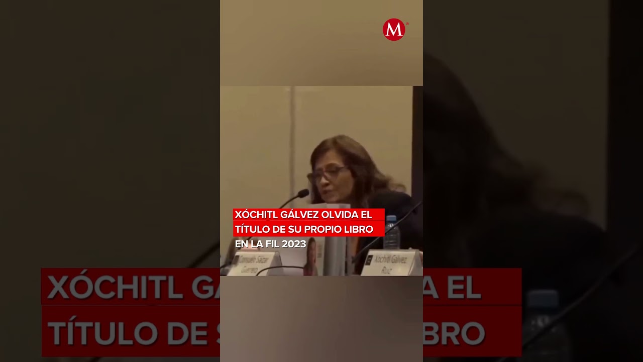 &iexcl;Ni Pe&ntilde;a se atrevi&oacute; a tanto! X&oacute;chitl G&aacute;lvez olvida el nombre de su libro #milenioshorts