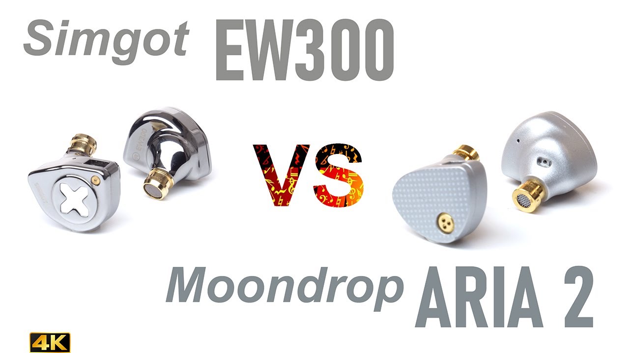 Simgot EW300 vs Moondrop Aria 2  - IEM sound comparison