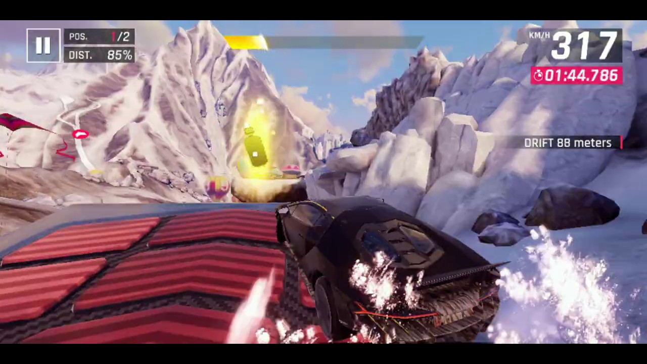 Asphalt cave! Map played by Lamborghini Centernario