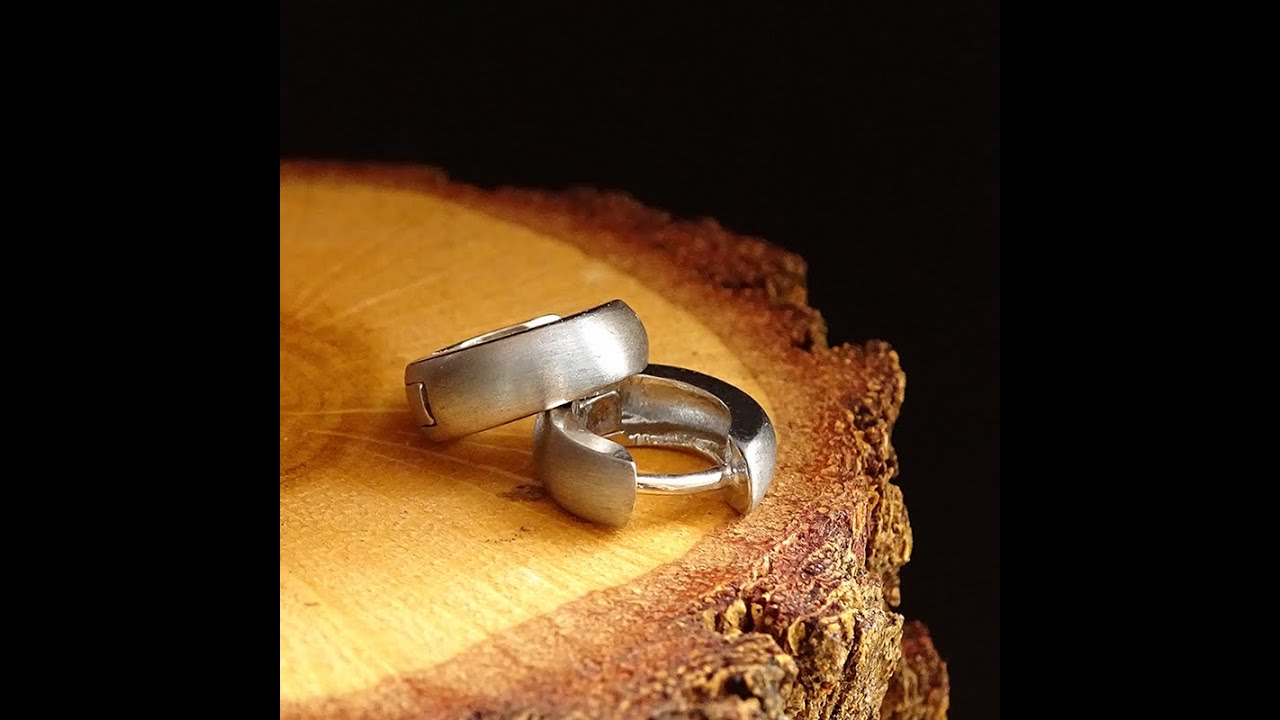 Men's Hoop Earrings 925 Sterling Silver Jewelry | JFM