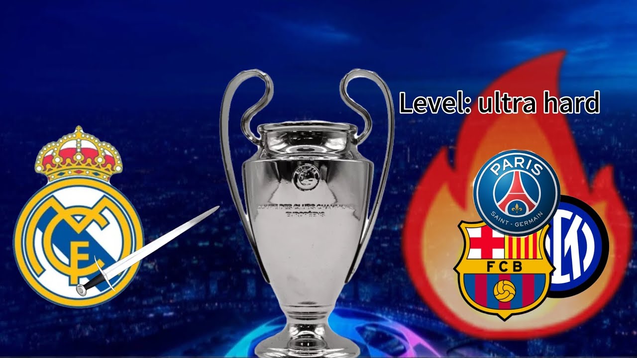 Vytvoril som Ucl s najsilnejšími tými a zahral si ju za Real Madrid🔥