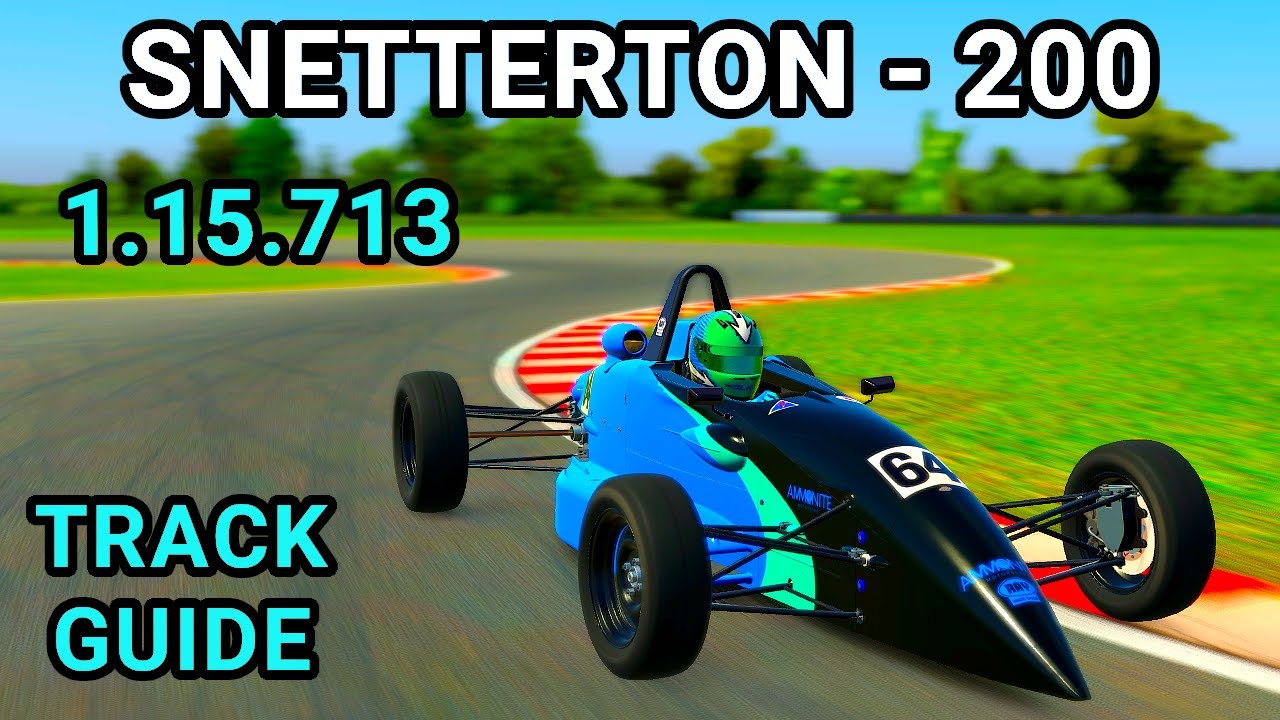 Track Guide Snetterton - 200 FF1600 iRacing
