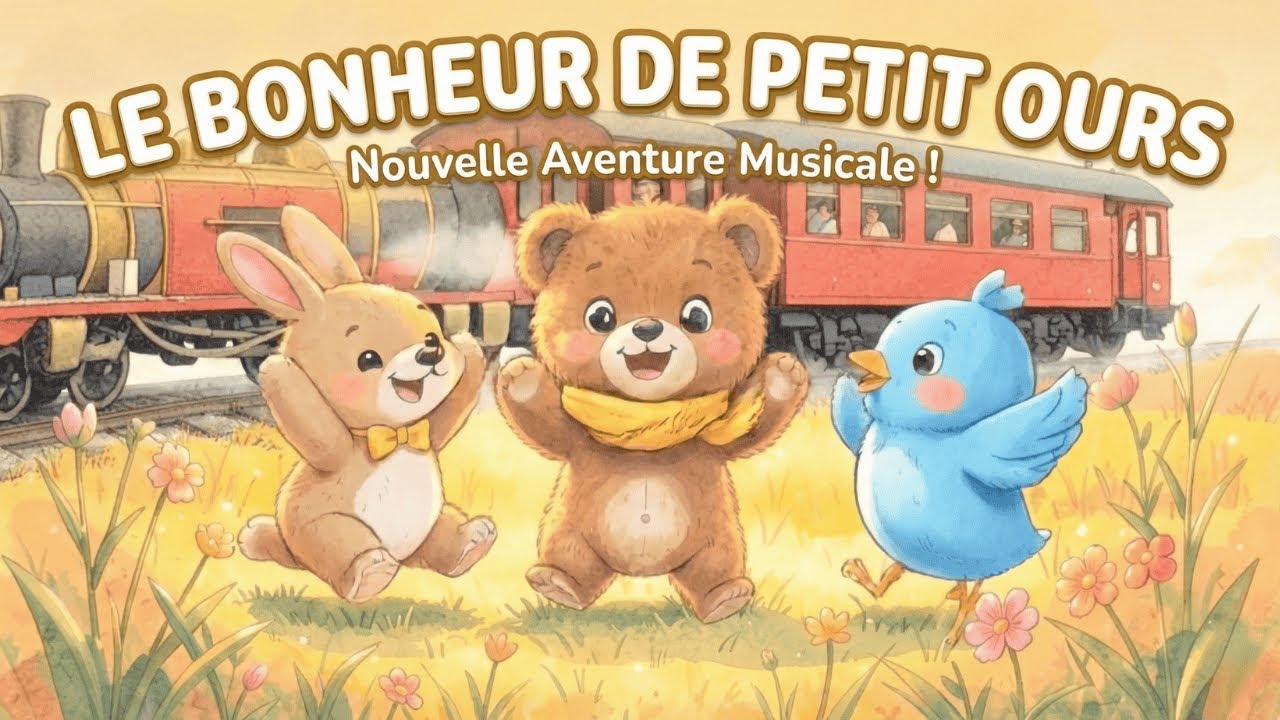Le Bonheur de Petit Ours 🐻 : Comptine d'Éveil Musical pour Tout-Petits