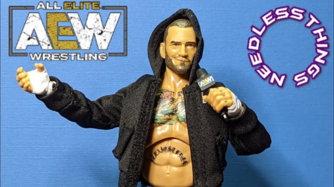 AEW Unrivaled Walmart Exclusive CM Punk Needless Unboxing
