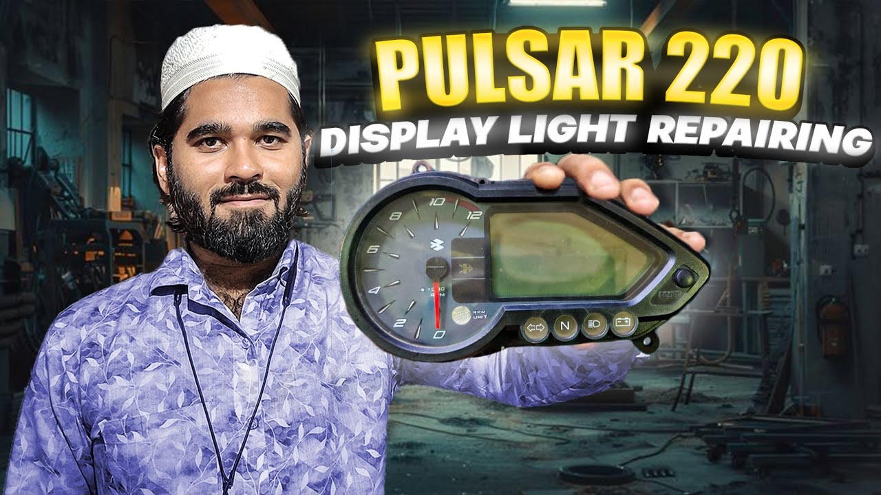 BAJAJ PULSAR 220 DIGITAL SPEEDOMETER REPAIRING / PULSAR 220 DIGITAL METER DISPLAY REPLACEMENT
