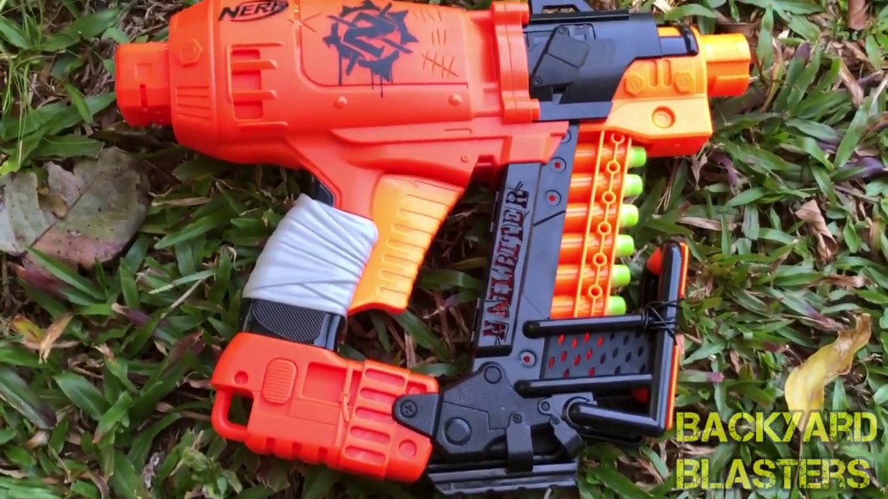 Nerf Zombie Strike NailBiter Range Test | Backyard Blasters