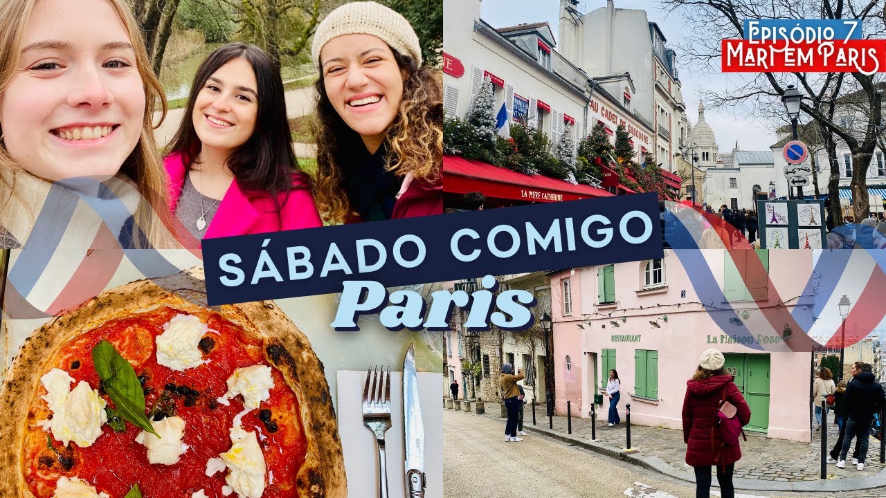 Um SÁBADO comigo em PARIS!