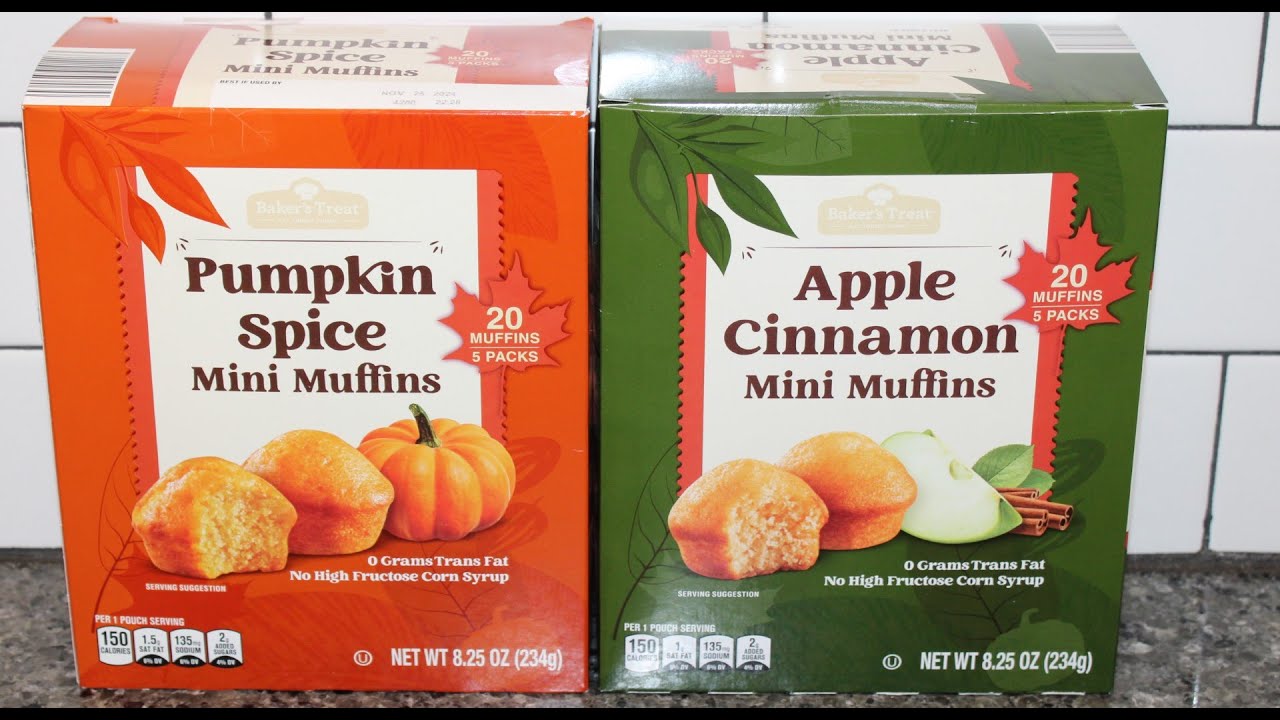 Baker&rsquo;s Treat (ALDI) Mini Muffins: Pumpkin Spice & Apple Cinnamon Review