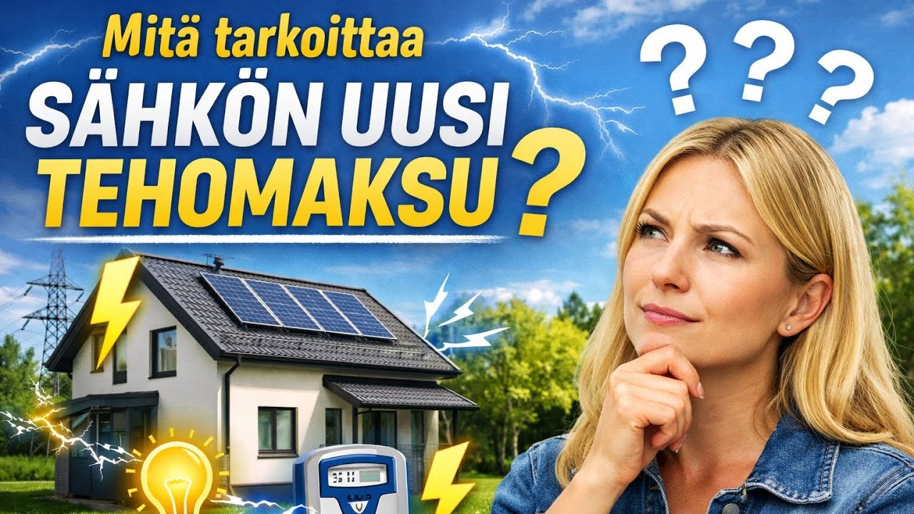 SÄHKÖN UUSI TEHOMAKSU -  Mitä se tarkoittaa? Sähkönhinta muuttuu
