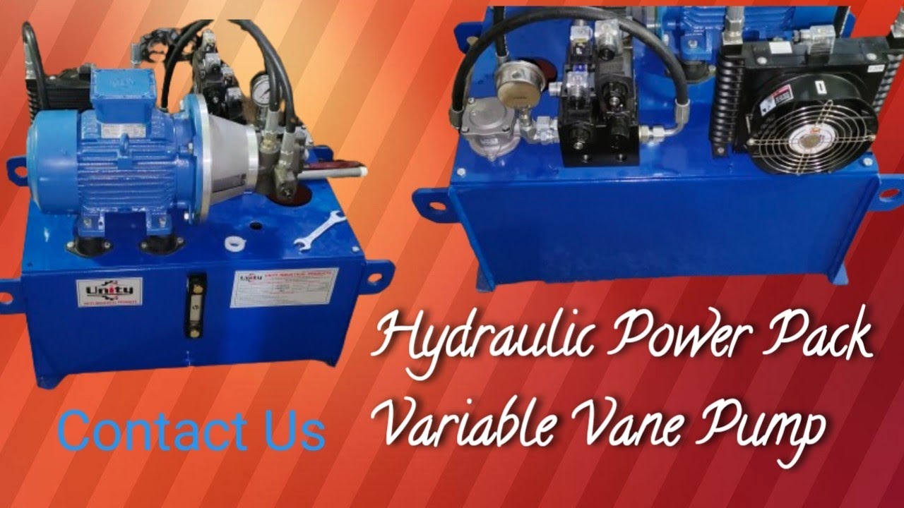 Hydraulic Power Pack Variable Displacement Vane Pump