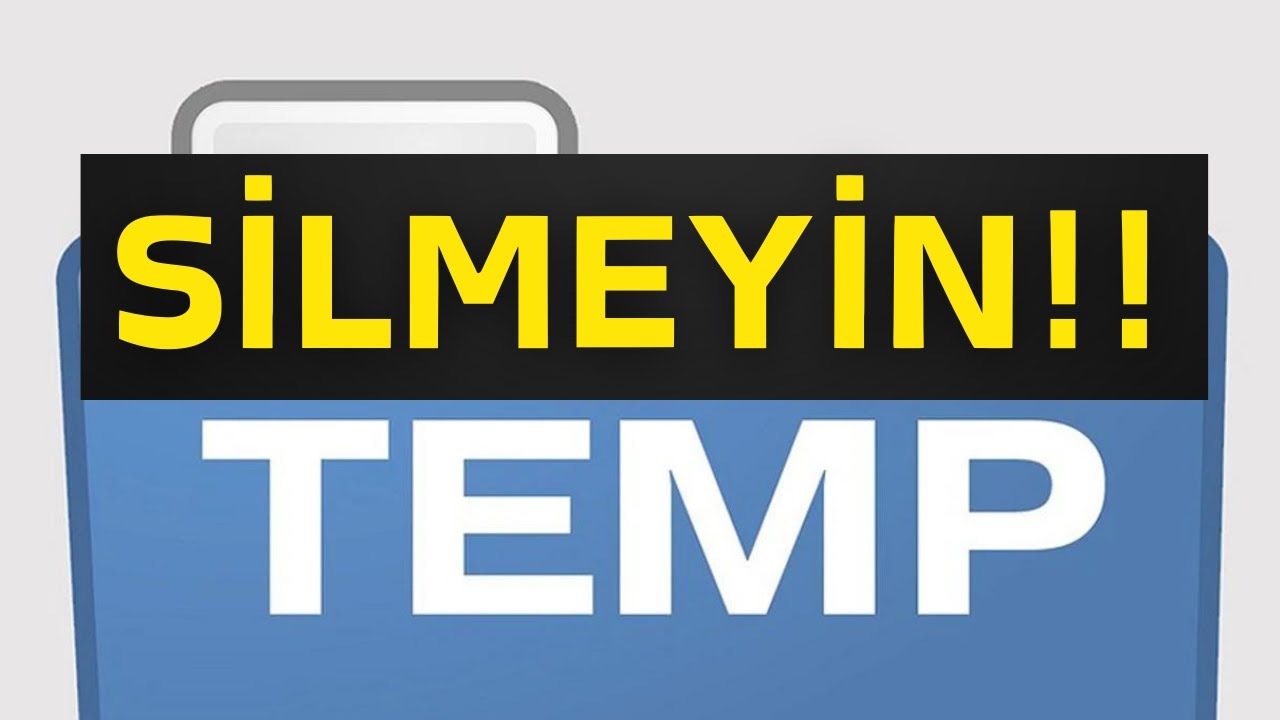 Windows Bilgisayar Hızlandırma Yalanları! Temp Klas&ouml;r&uuml;n&uuml; Neden Silmemelisiniz