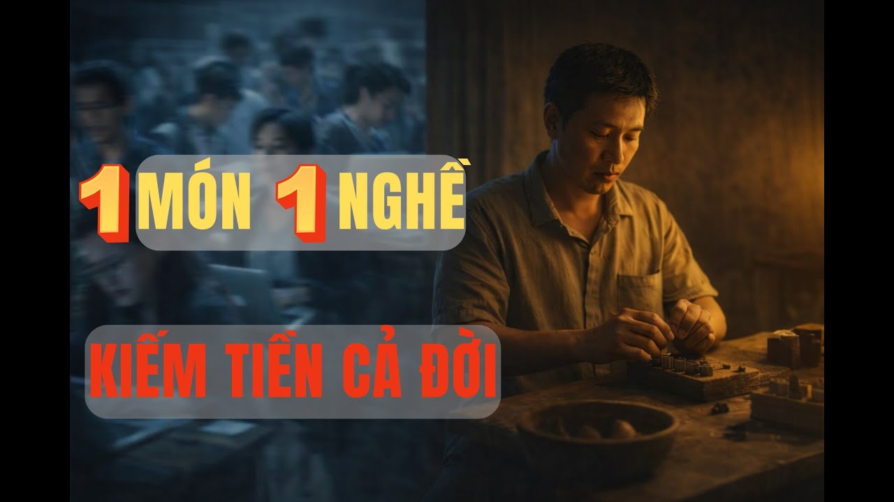 1 Món – 1 Nghề – Sống Đủ Cả Đời: Công Thức Kiếm Tiền Ít Ai Hiểu