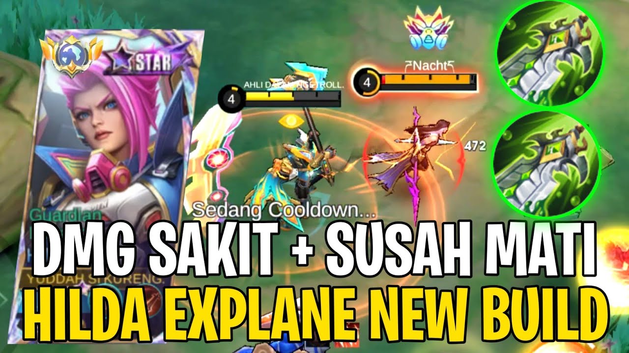 Susah Mati🔥Item Hilda Paling Sakit Ketika Bermain Diexplane - Top Global Hilda - Mlbb