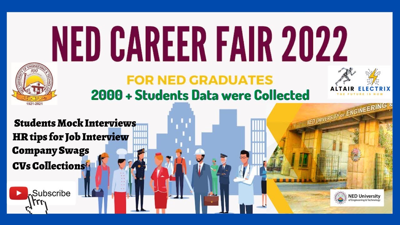 NED Job Fair | Students mock Interviews | HR gives Tips for Job Interviews