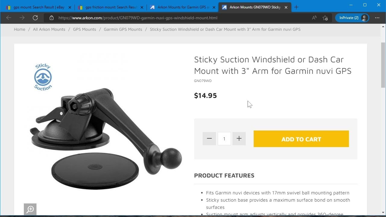 Better Garmin mount options for car, motorcycle, bicycle