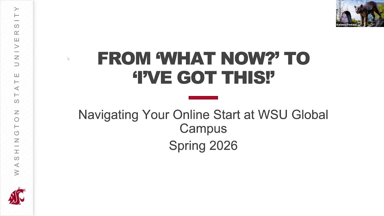 Global Campus New Student Event: 