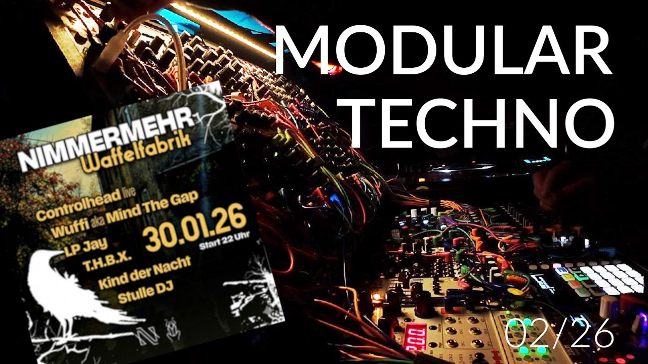 Live modular techno @ Waffelfabrik 30.01.2026