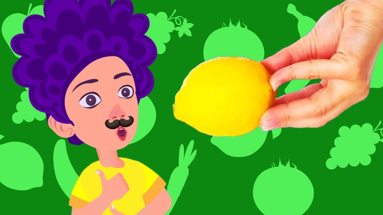 Yummy Frutas e Vegetais | Yummy fruits and vegetables in Português | Kuku e Cucudu