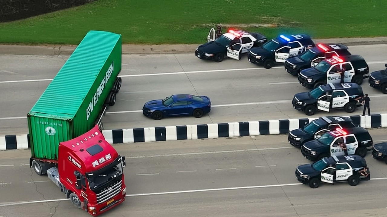 Wenn Trucker dem Straßenwahnsinn Einhalt gebieten